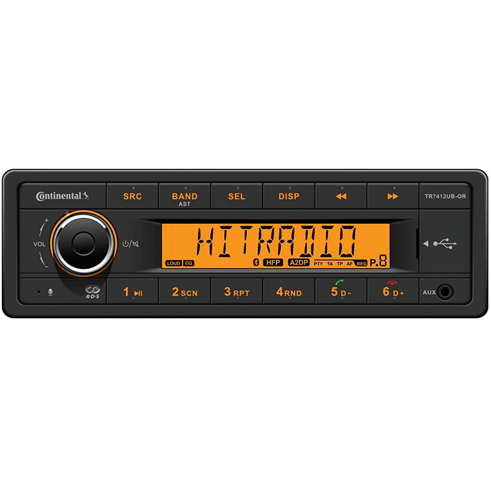 image for Continental Stereo w/AM/FM/BT/USB – 12V