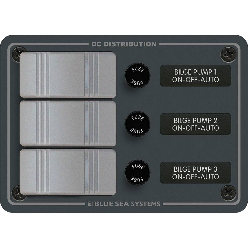 image for Blue Sea 8665 Contura 3 Bilge Pump Control Panel
