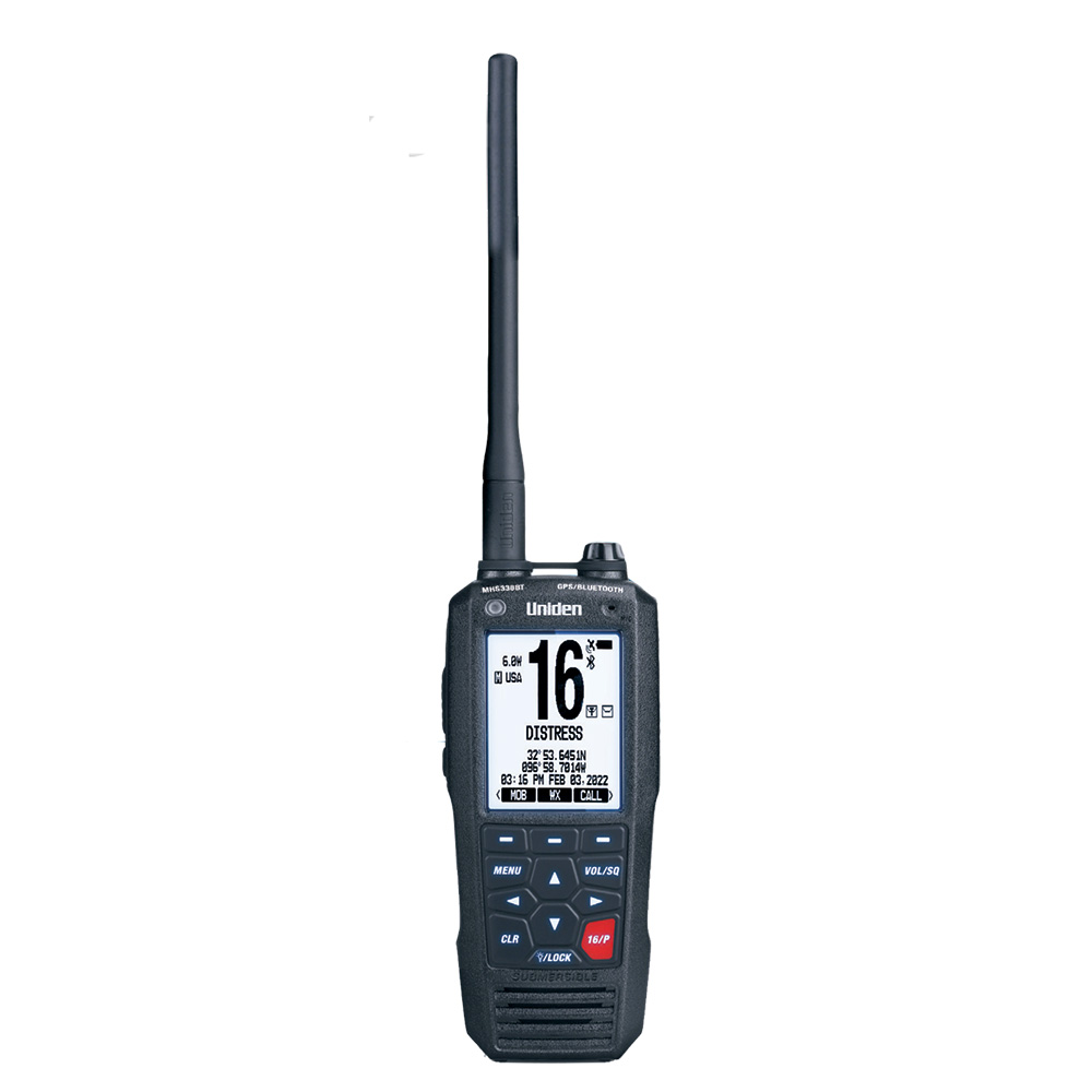 image for Uniden MHS338BT VHF Marine Radio w/GPS & Bluetooth