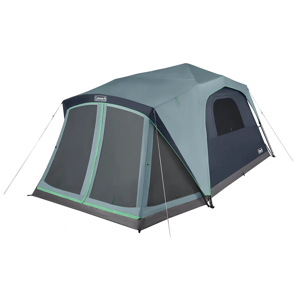 image for Coleman Skylodge™ 10-Person Instant Camping Tent w/Screen Room – Blue Nights
