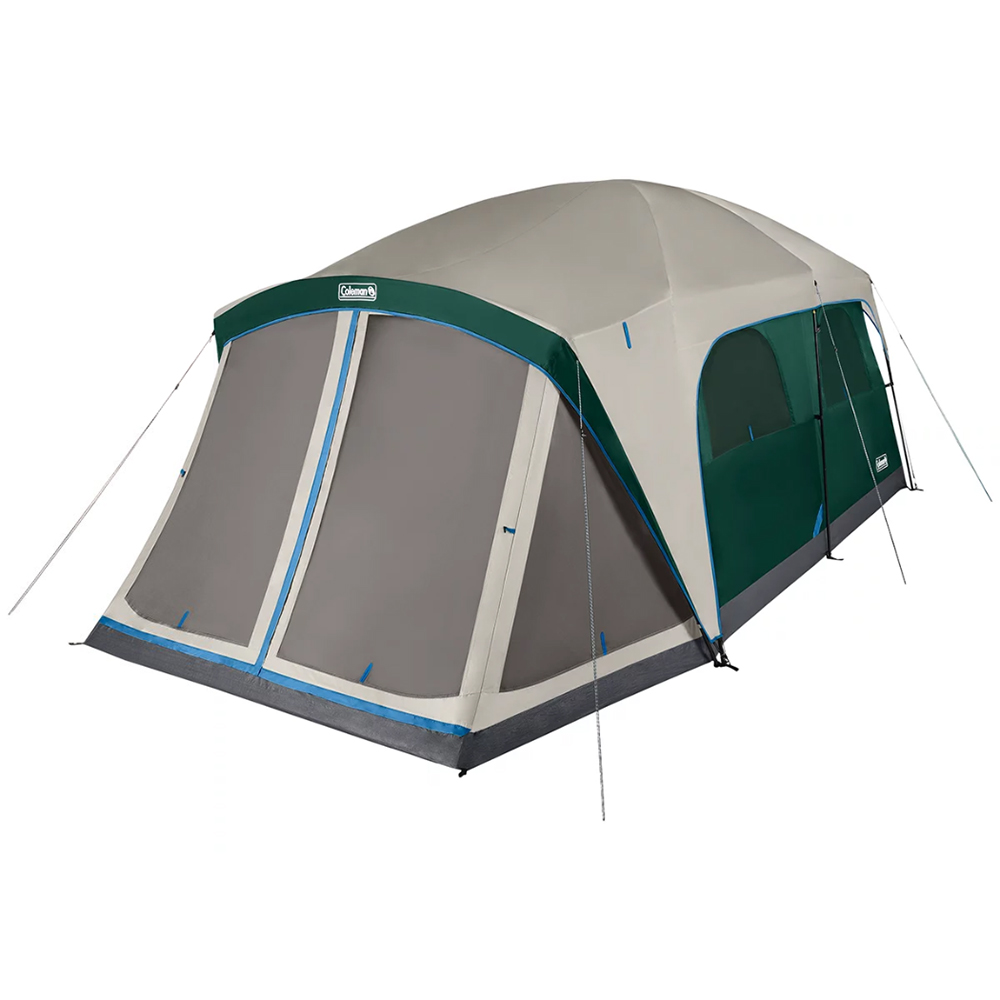 image for Coleman Skylodge™ 12-Person Camping Tent w/Screen Room – Evergreen