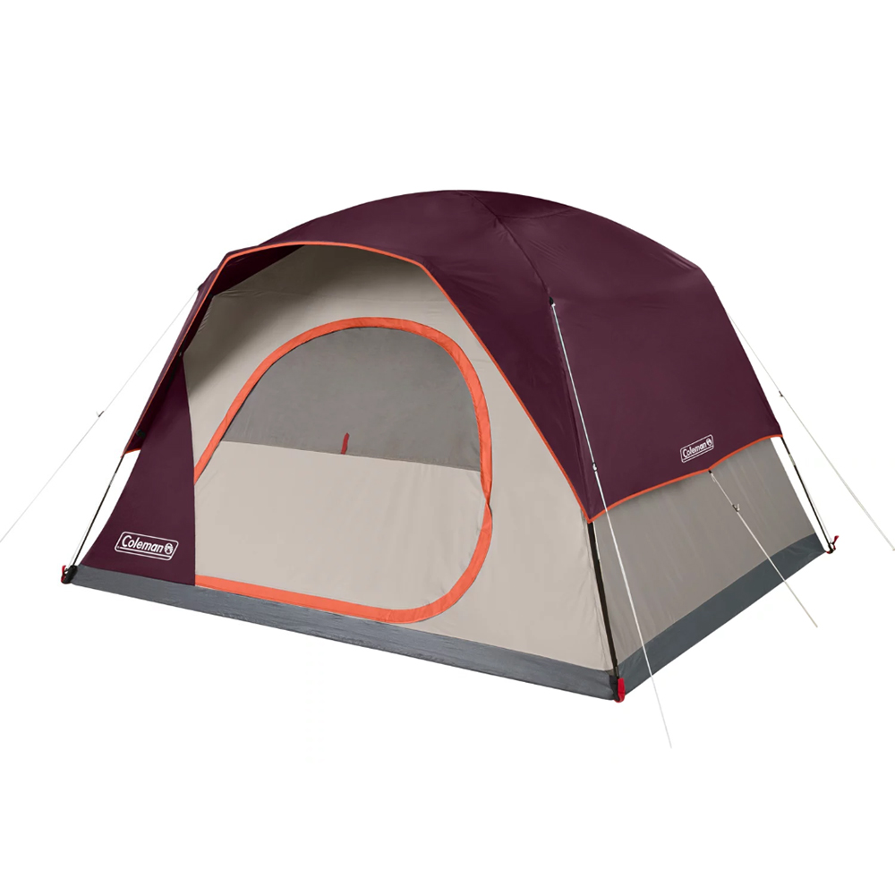 image for Coleman 6-Person Skydome™ Camping Tent – Blackberry