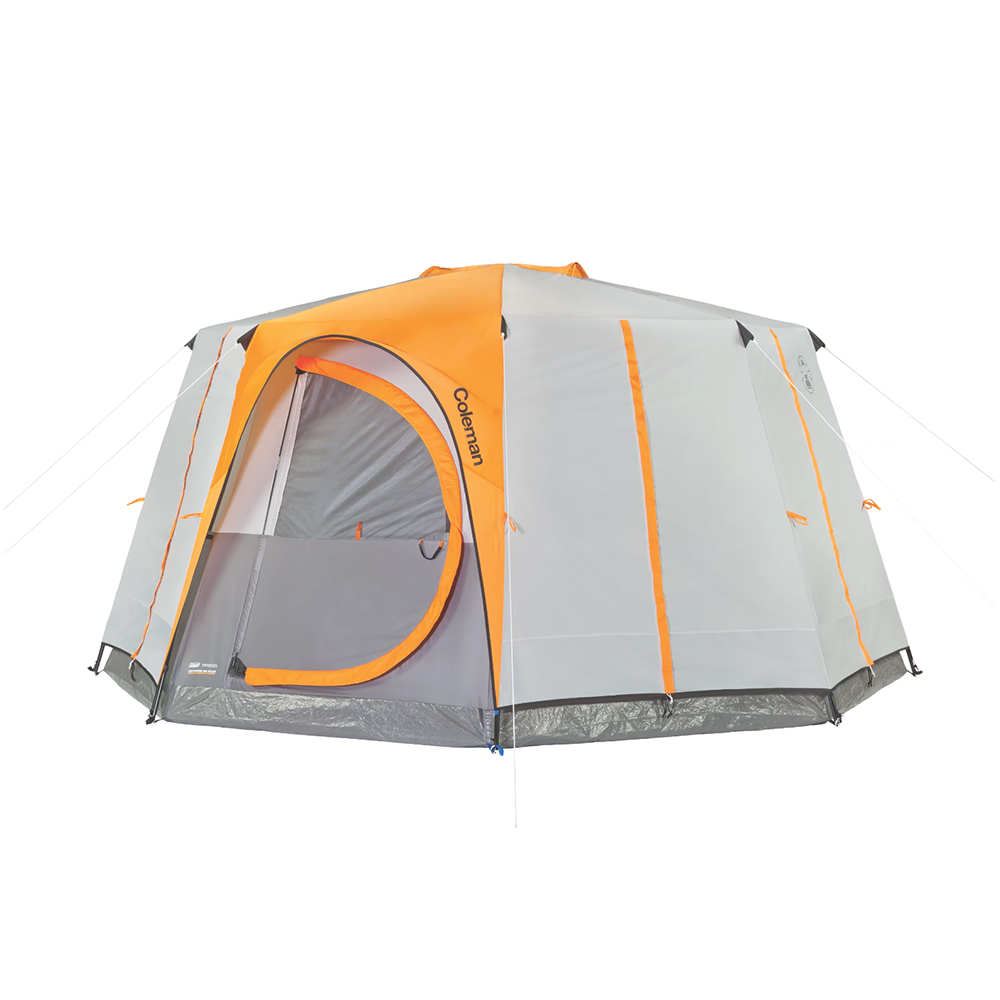 image for Coleman Octagon 98 w/Full Fly 8-Person Tent – Orange