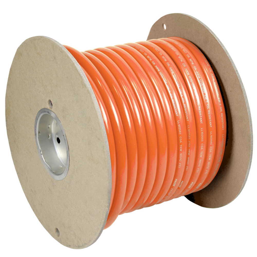 image for Pacer Orange 6 AWG Battery Cable – 100'