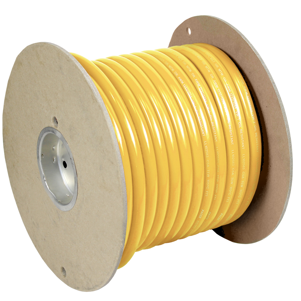image for Pacer Yellow 6 AWG Battery Cable – 100'