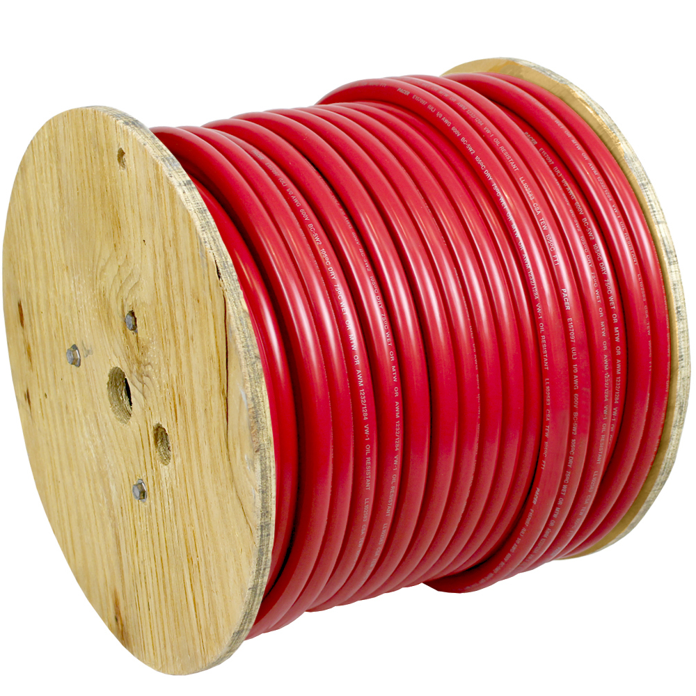 image for Pacer Red 6 AWG Battery Cable – 250'