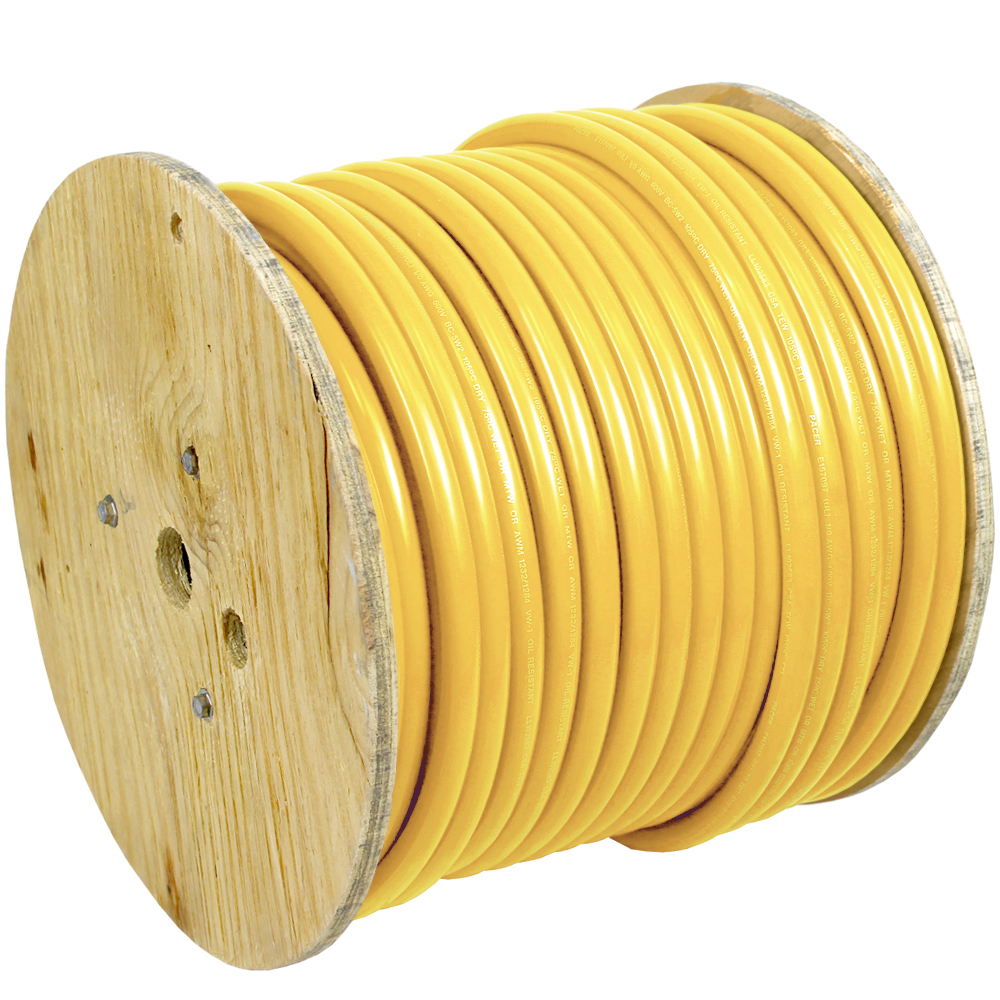 image for Pacer Yellow 6 AWG Battery Cable – 250'