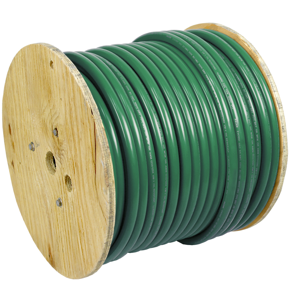 image for Pacer Green 6 AWG Battery Cable – 250'