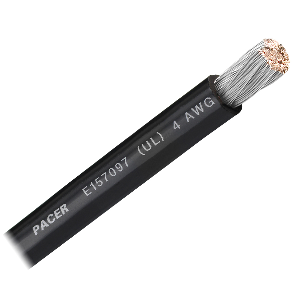 image for Pacer Black 4 AWG Battery Cable – Sold By The Foot