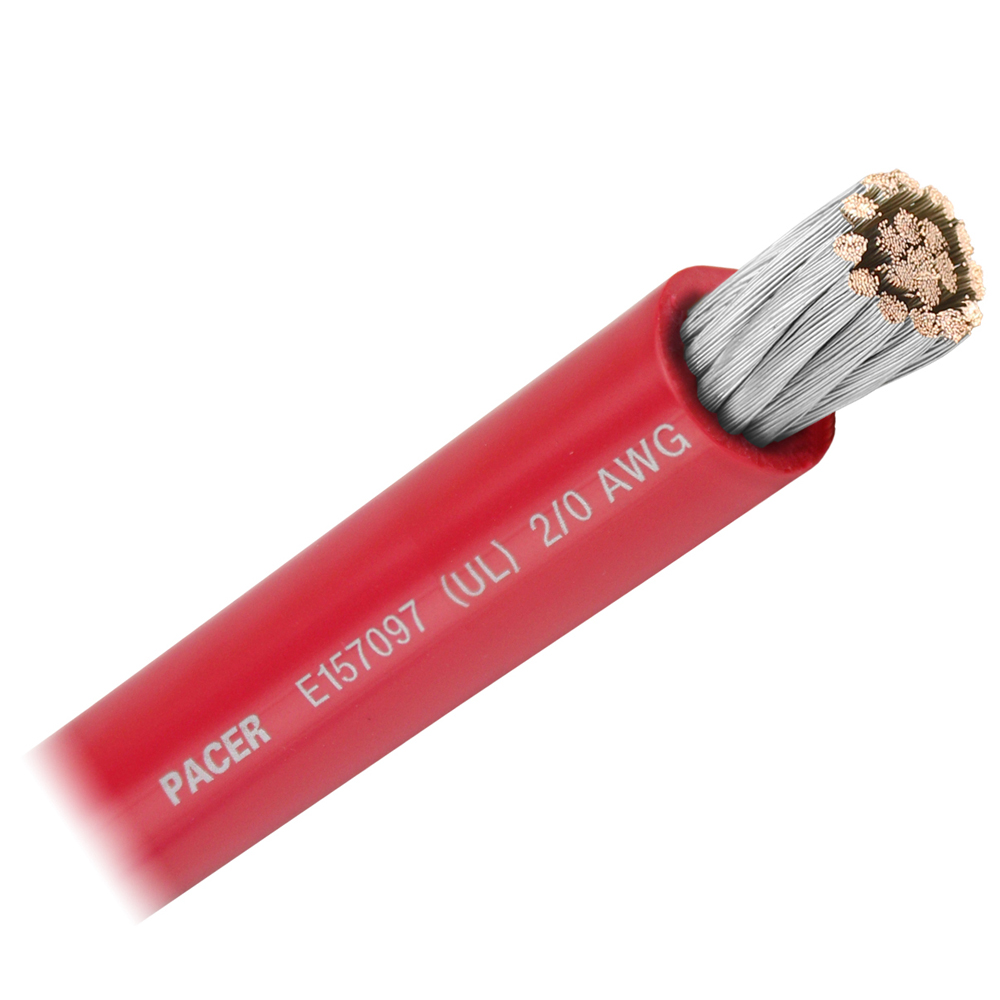 image for Pacer Red 2/0 AWG Battery Cable – Sold By The Foot