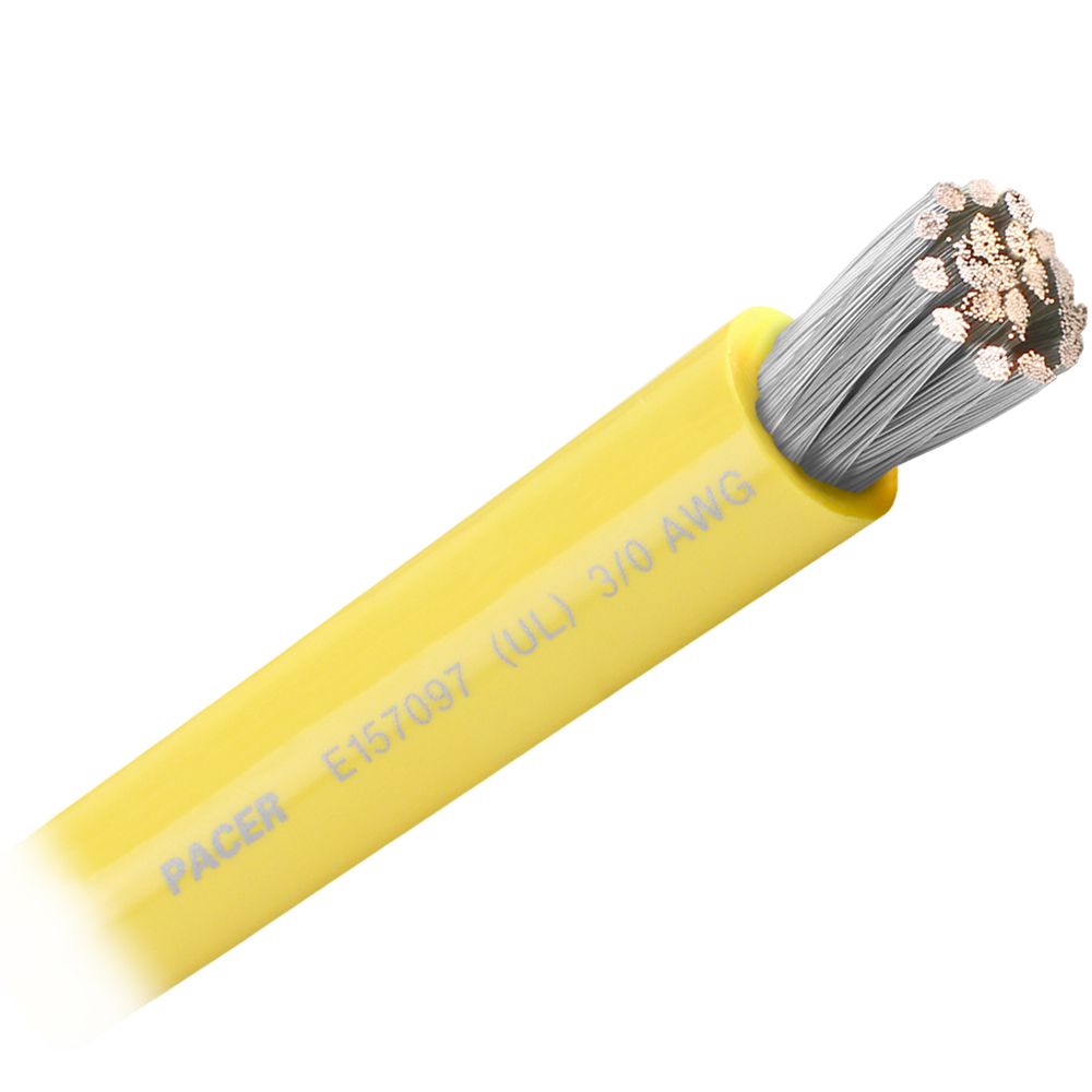 image for Pacer Yellow 3/0 AWG Battery Cable – Sold By The Foot