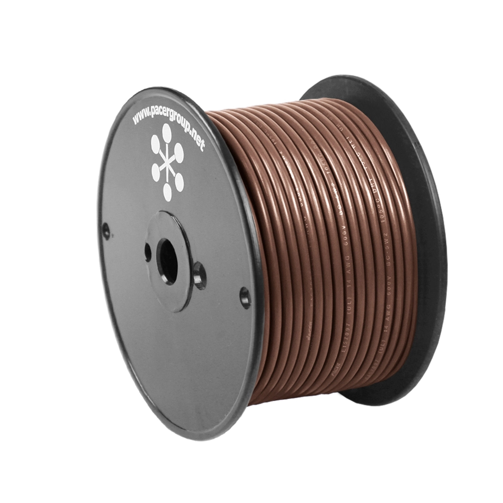 image for Pacer Brown 18 AWG Primary Wire – 100'