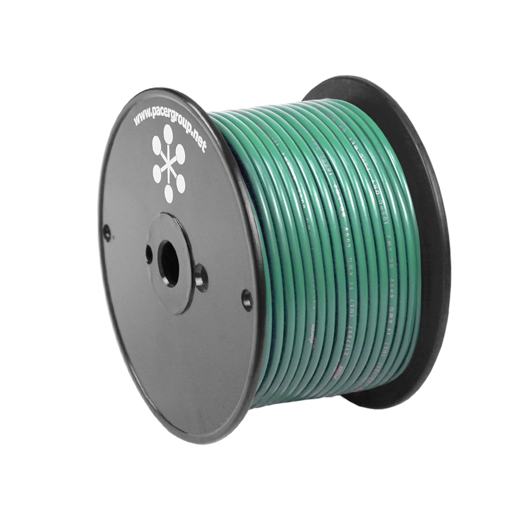 image for Pacer Green 18 AWG Primary Wire – 100'