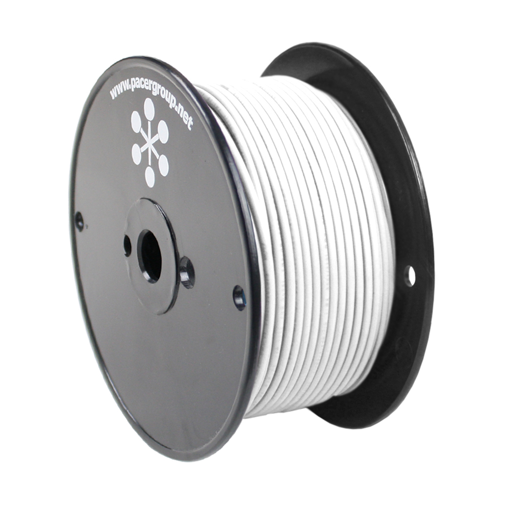 image for Pacer White 18 AWG Primary Wire – 250'