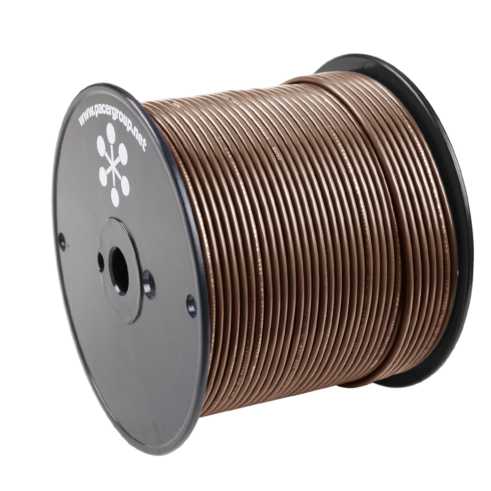 image for Pacer Brown 18 AWG Primary Wire – 500'