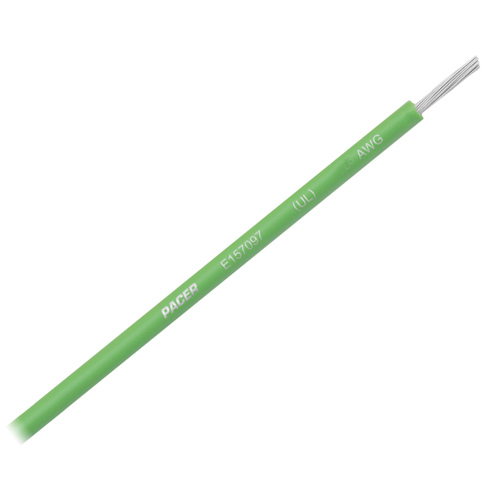 image for Pacer Light Green 16 AWG Primary Wire – 25'