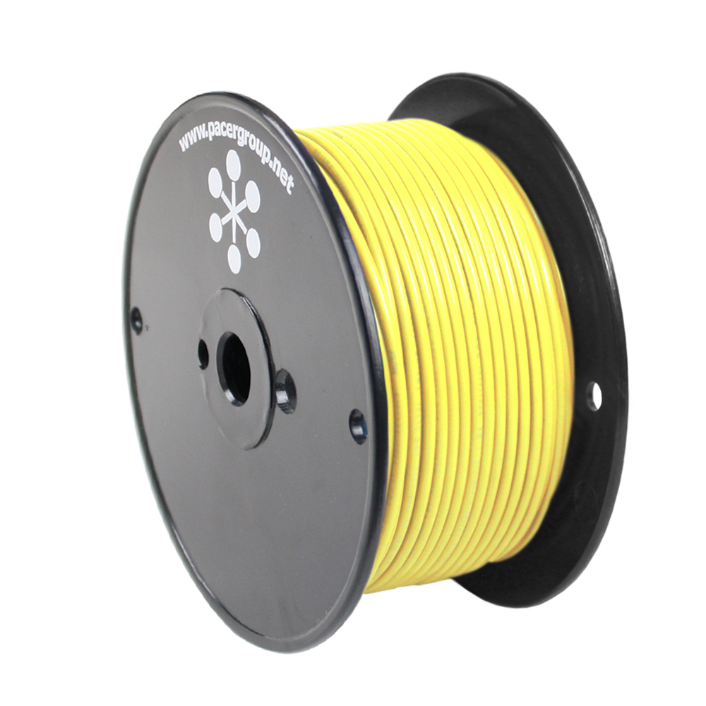 image for Pacer Yellow 16 AWG Primary Wire – 250'