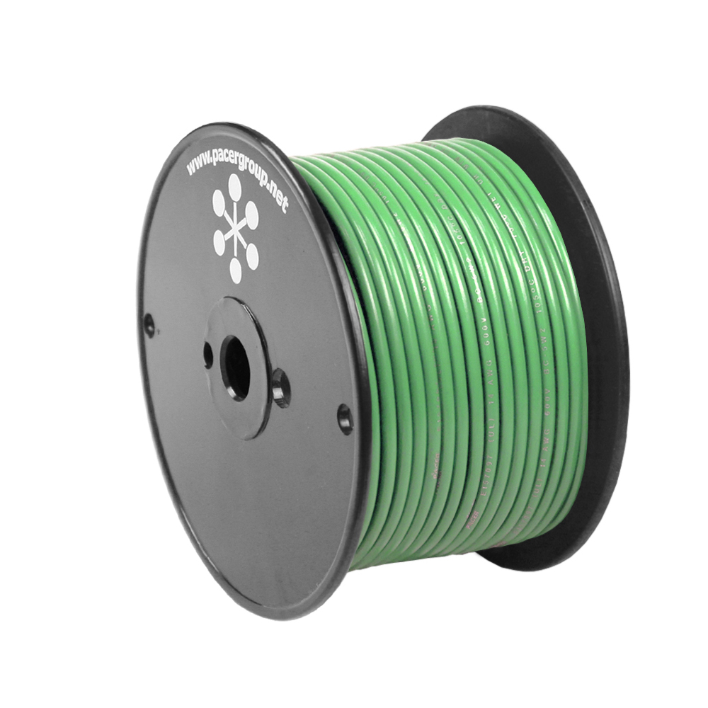 image for Pacer Light Green 14 AWG Primary Wire – 100'