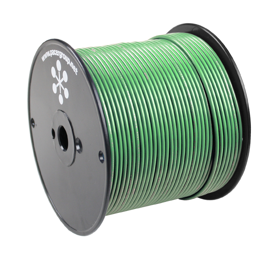 image for Pacer Light Green 14 AWG Primary Wire – 500'
