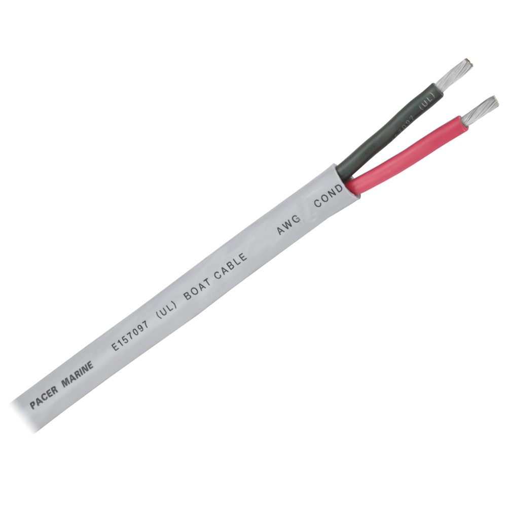 image for Pacer 10/2 AWG Round Cable – Black/Red – 100'