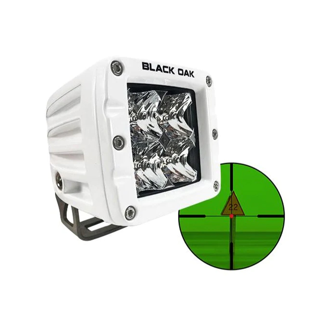 image for Black Oak Pro Series Infrared 2″ 850nm Flood Pod Light – White