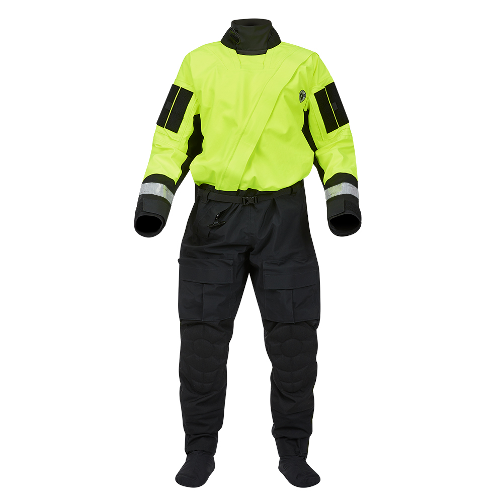image for Mustang Sentinel™ Series Water Rescue Dry Suit – Fluorescent Yellow Green-Black – XL Short