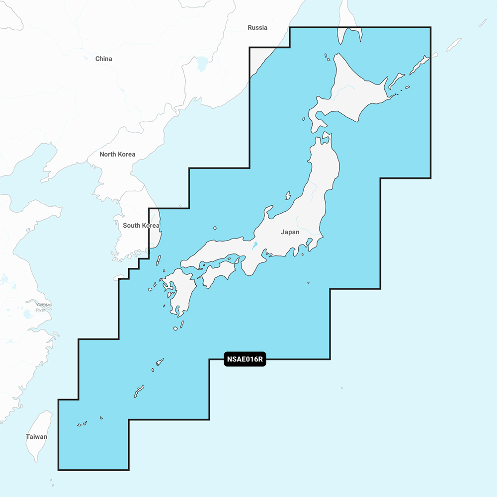image for Garmin Navionics+ NSAE016R – Japan Lakes & Coastal – Marine Chart