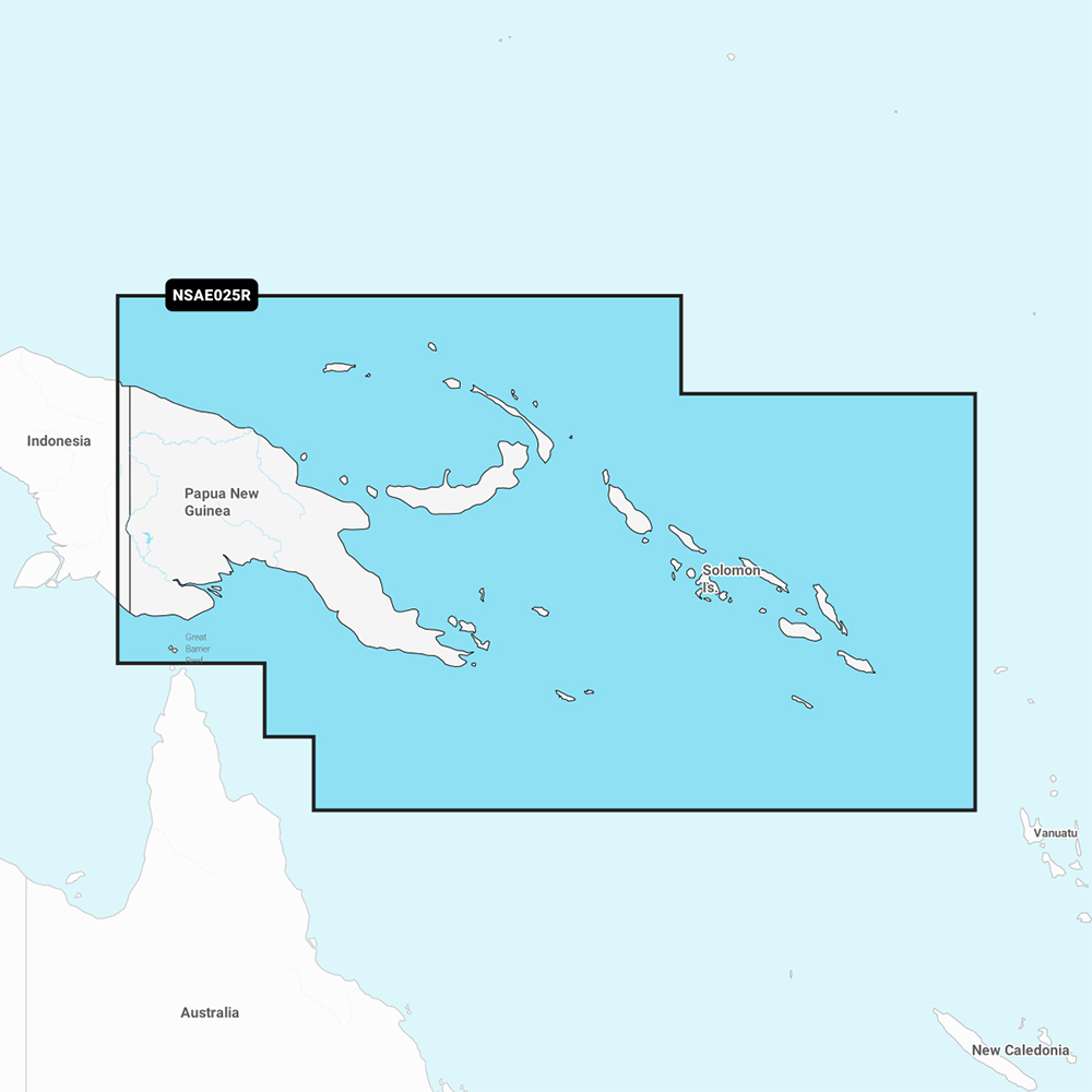 image for Garmin Navionics+ NSAE025R – Papua New Guinea & Solomon Islands – Marine Chart