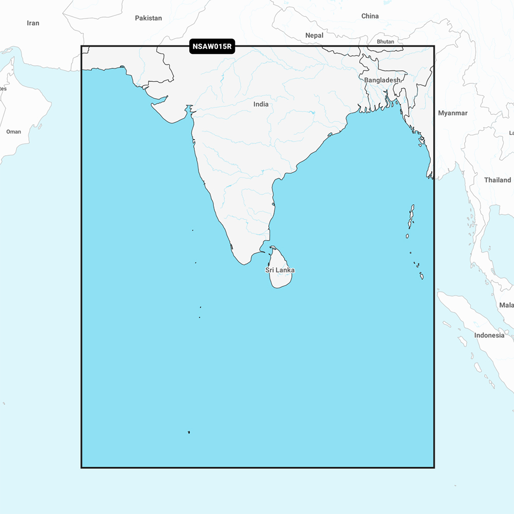 image for Garmin Navionics+ NSAW015R – Indian Subcontinent – Marine Chart
