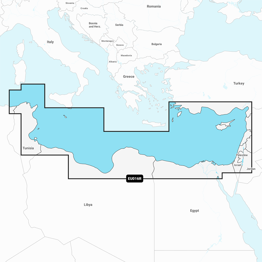 image for Garmin Navionics+ NSEU016R – Mediterranean Sea, Southeast – Marine Chart
