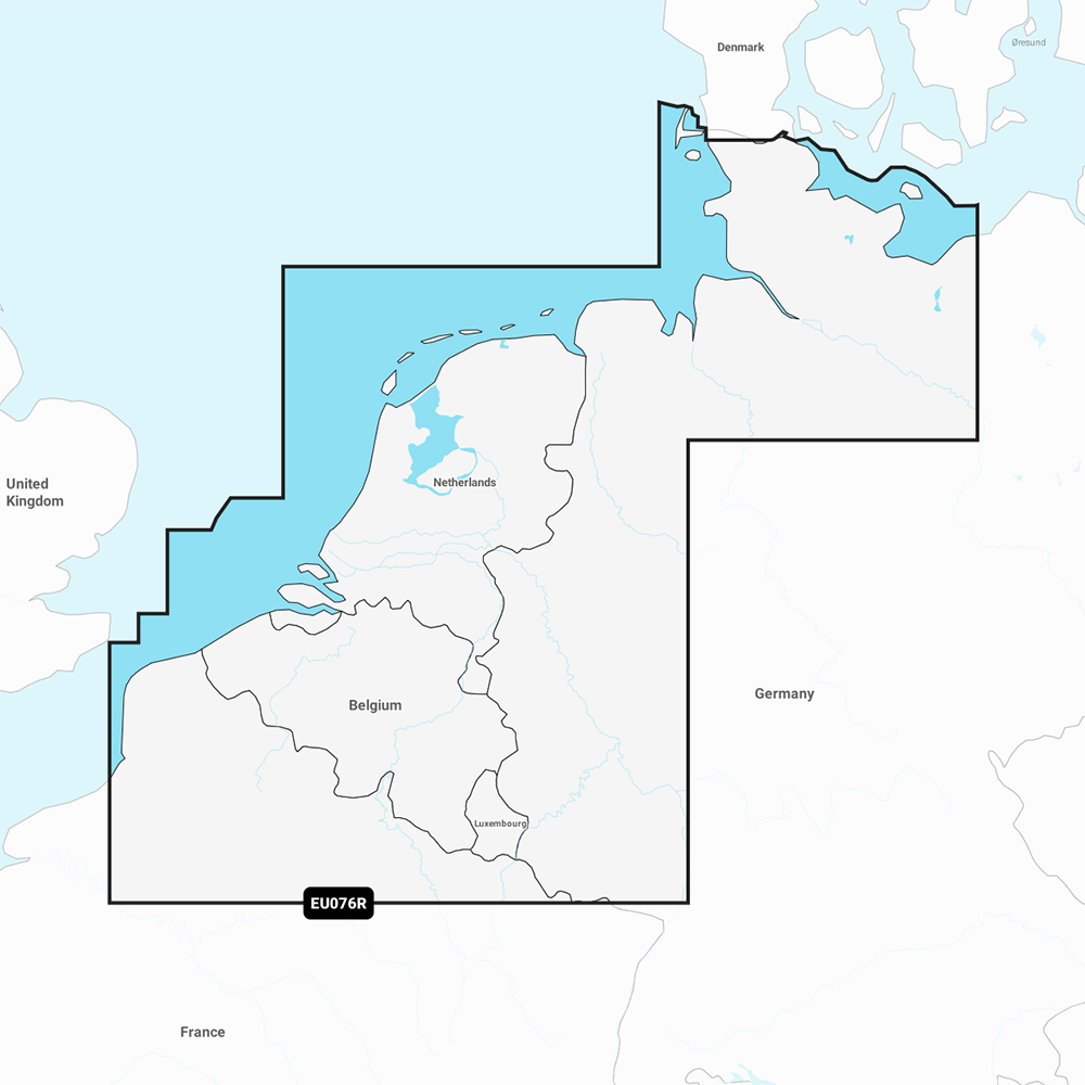 image for Garmin Navionics+ NSEU076R – Benelux & Germany, West – Marine Chart