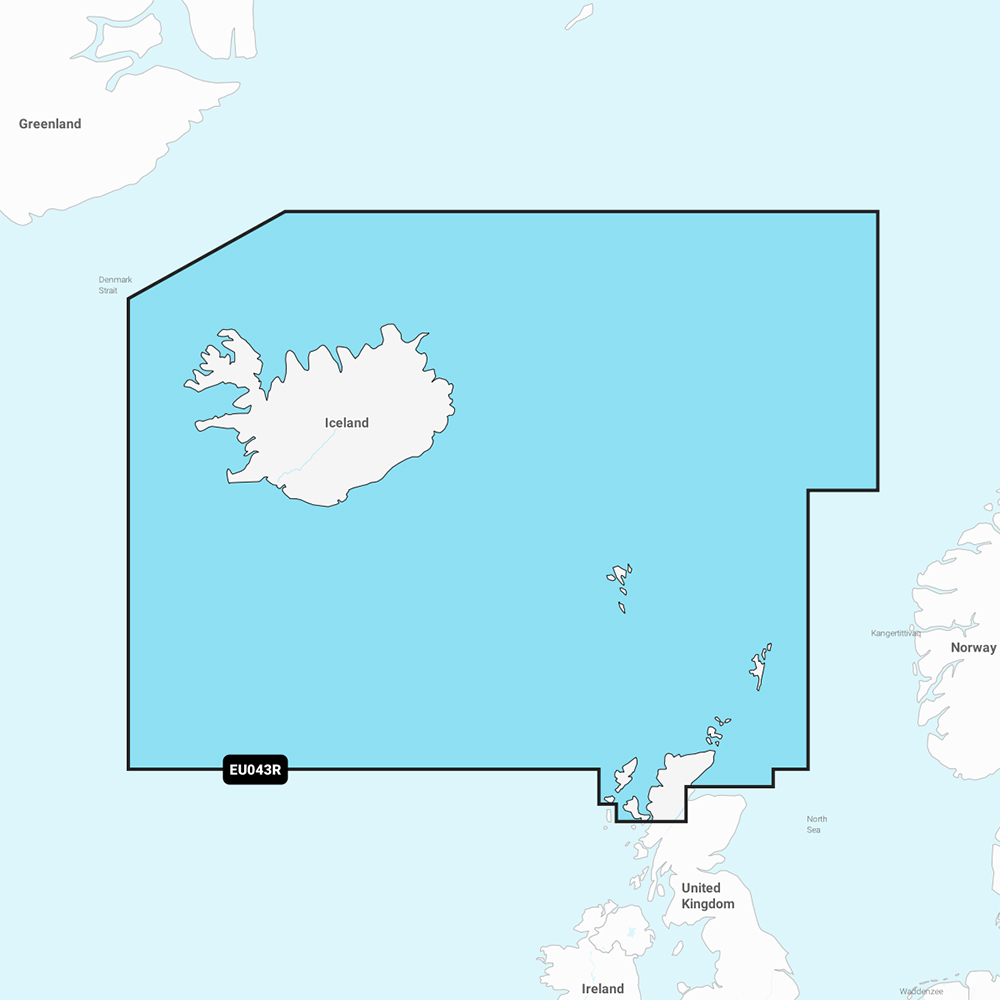 image for Garmin Navionics+ NSEU043R – Iceland to Turkey – Marine Chart
