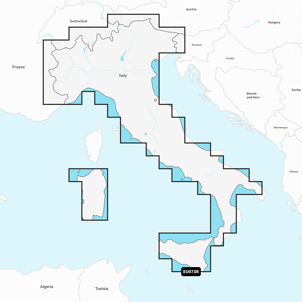 image for Garmin Navionics+ NSEU073R – Italy Lakes & Rivers – Marine Chart