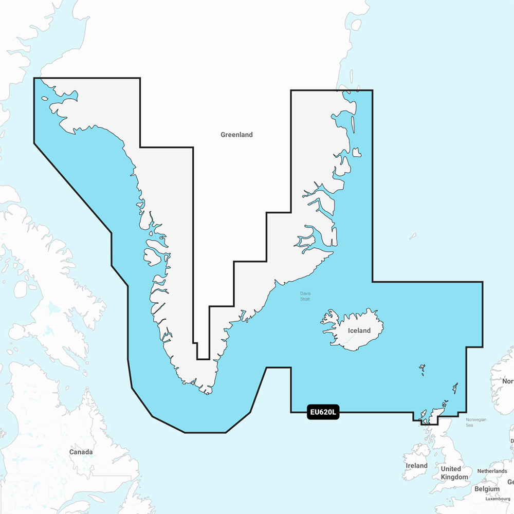 image for Garmin Navionics+ NSEU602L – Greenland & Iceland – Marine Chart