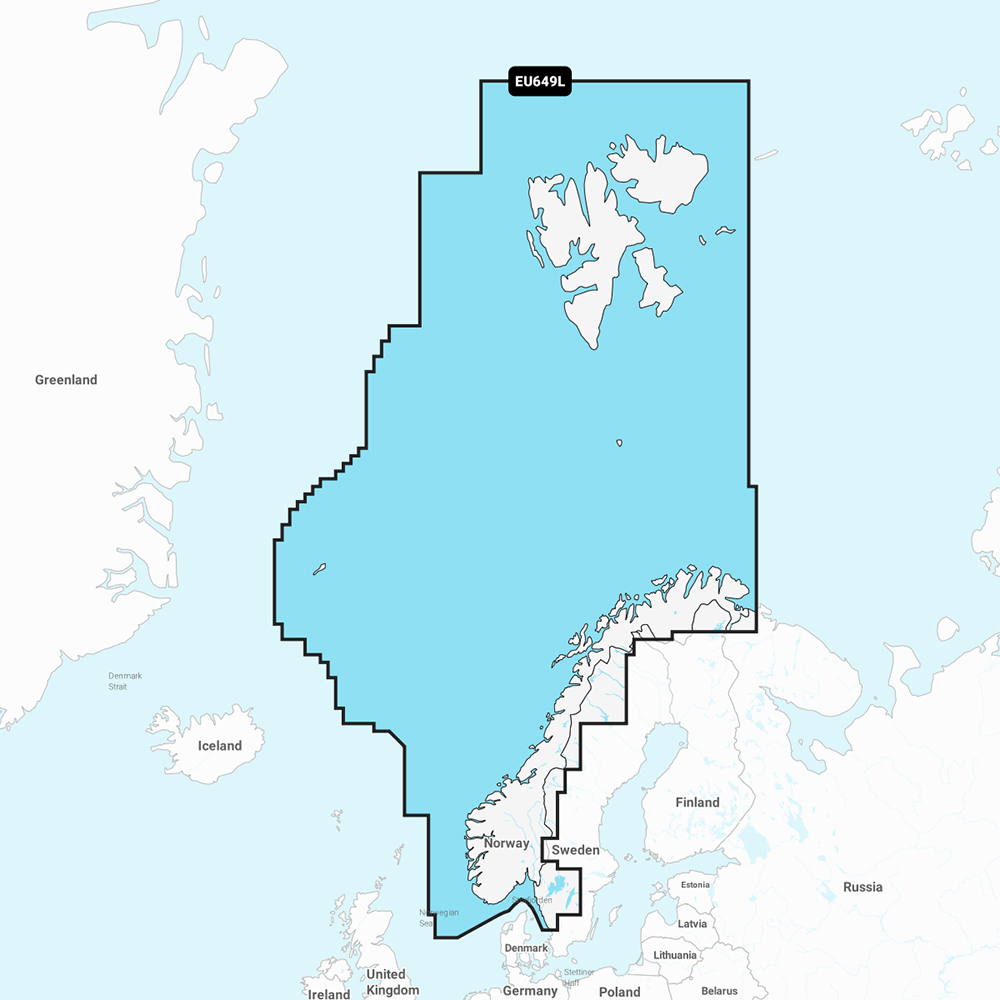 image for Garmin Navionics+ NSEU649L – Norway – Marine Chart