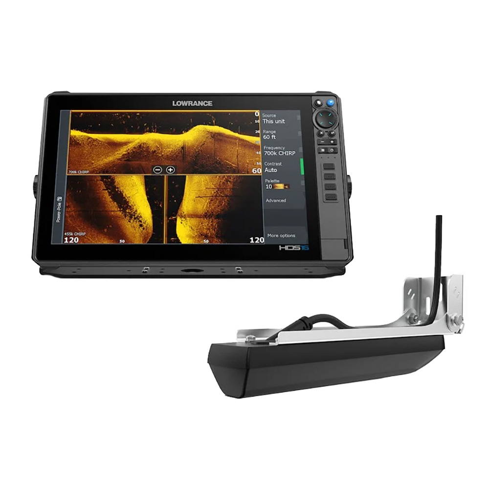 image for Lowrance HDS PRO 16 – w/ Preloaded C-MAP DISCOVER OnBoard & Active Imaging HD Transducer
