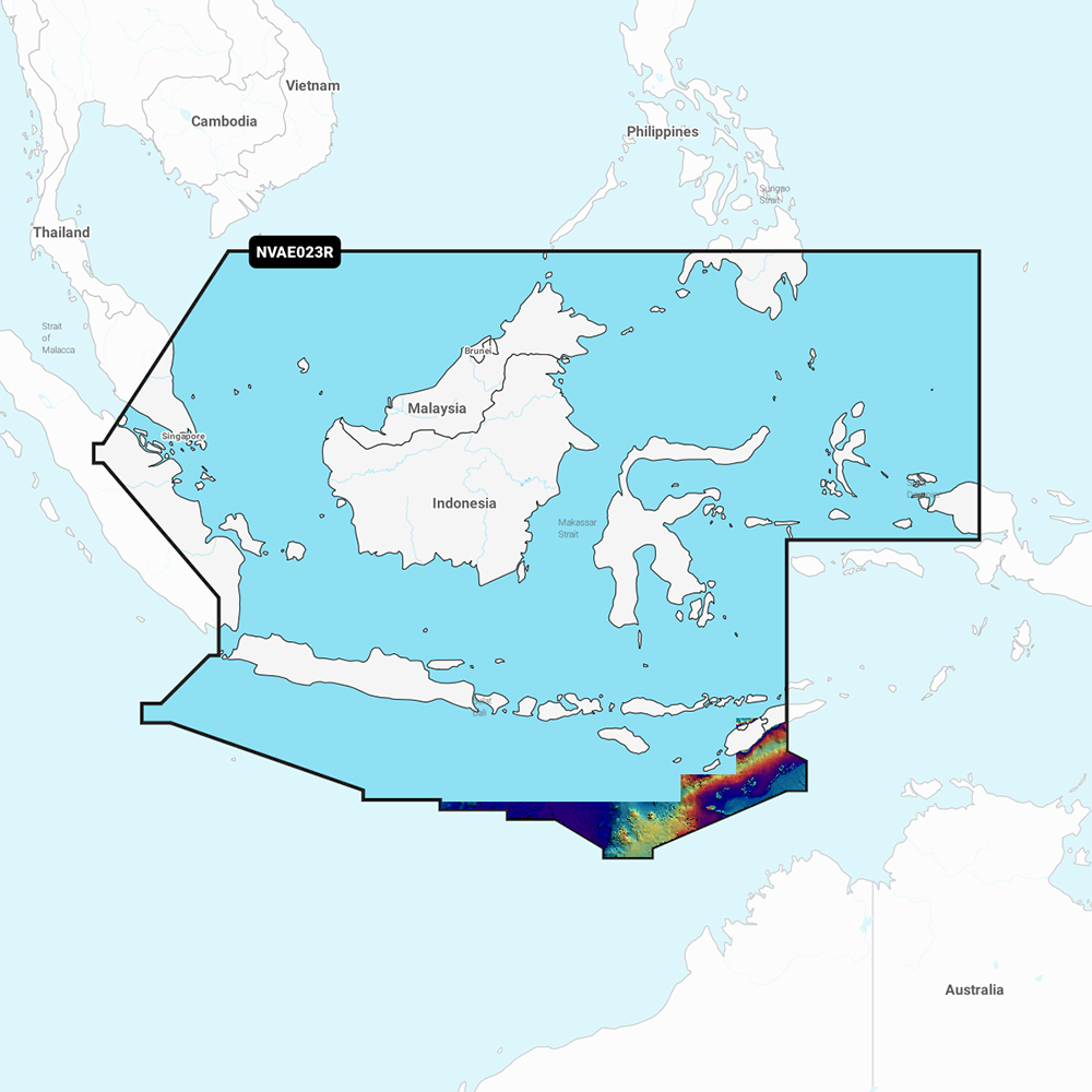 image for Garmin Navionics Vision+ NVAE023R – Java & Borneo – Marine Chart