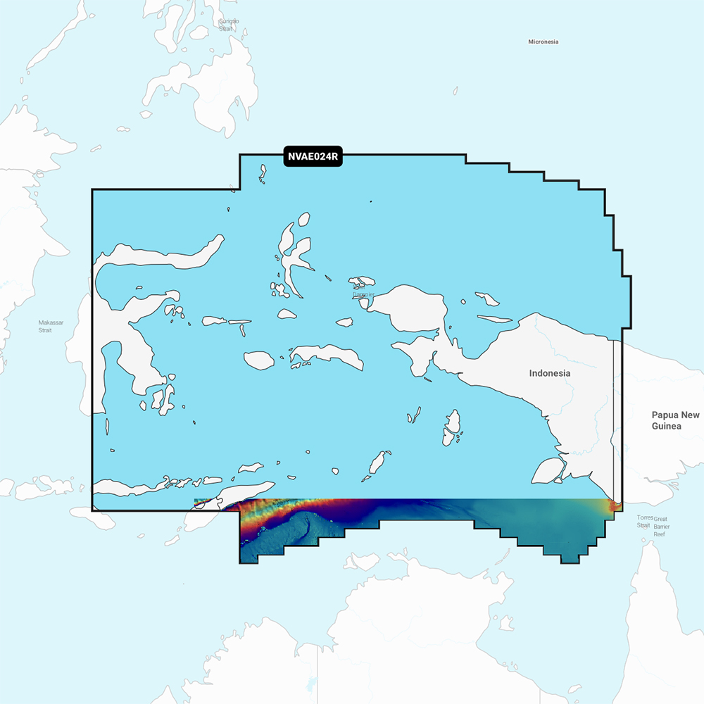 image for Garmin Navionics Vision+ NVAE024R – Central West Papua & East Sulawesi – Marine Chart