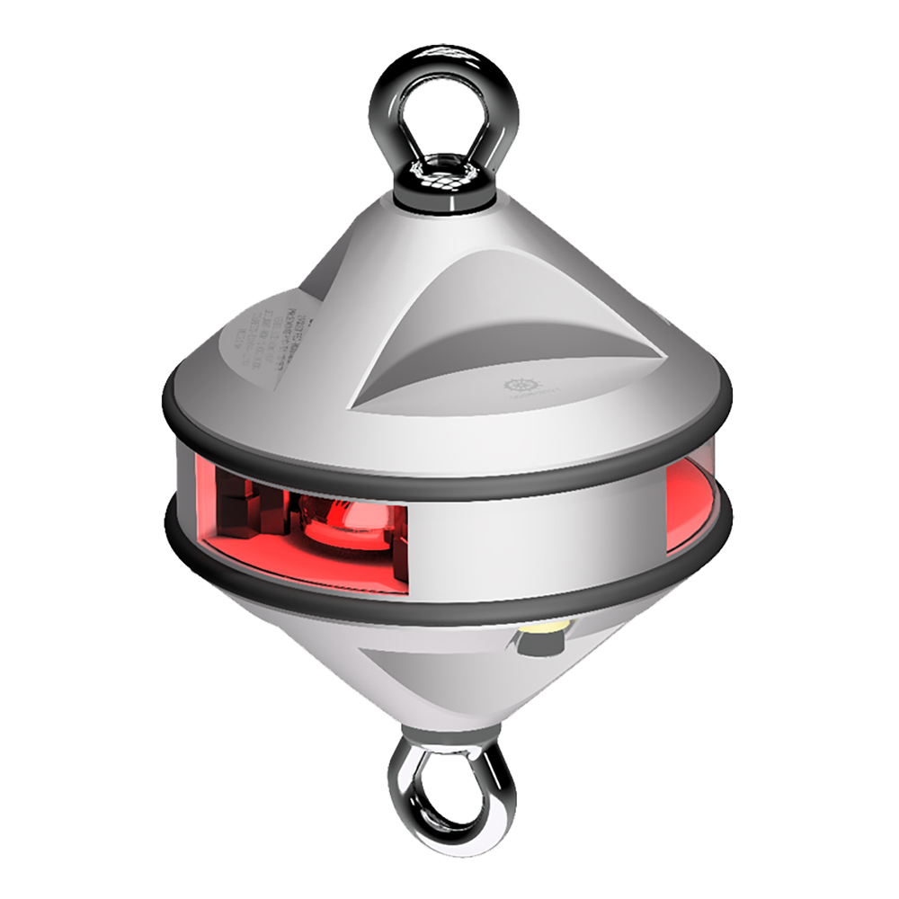 image for Lopolight Series 200-014 – Hoist Light – 2NM – Red – Silver Housing