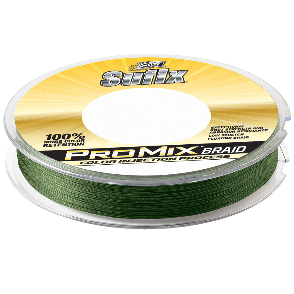 Sufix ProMix® Braid - 20lb - Low-Vis Green - 300 yds - 630-120G