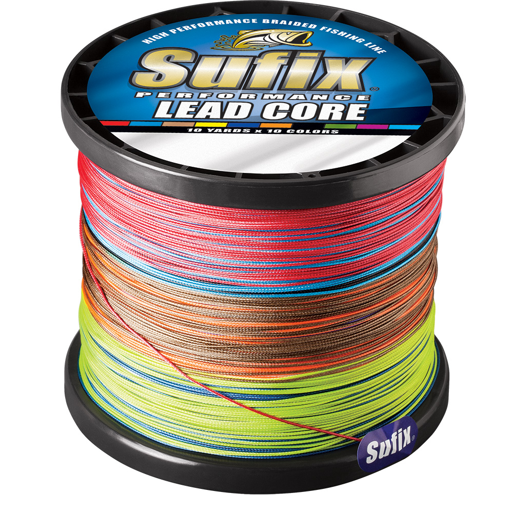Sufix Performance Lead Core - 12lb - 10-Color Metered - 600 yds - 668-312MC