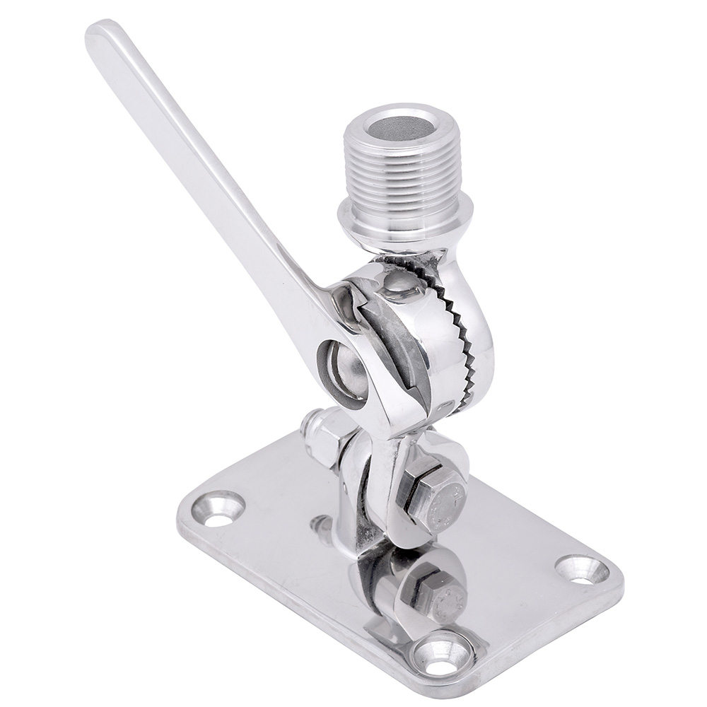 image for Whitecap Ratchet Antenna Mount – 316 Stainless Steel
