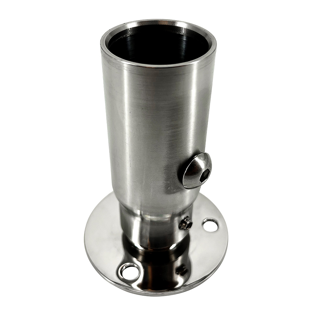image for Seaview Starlink Stainless Steel 1″-14 Threaded Adapter & Stainless Steel Fixed Base