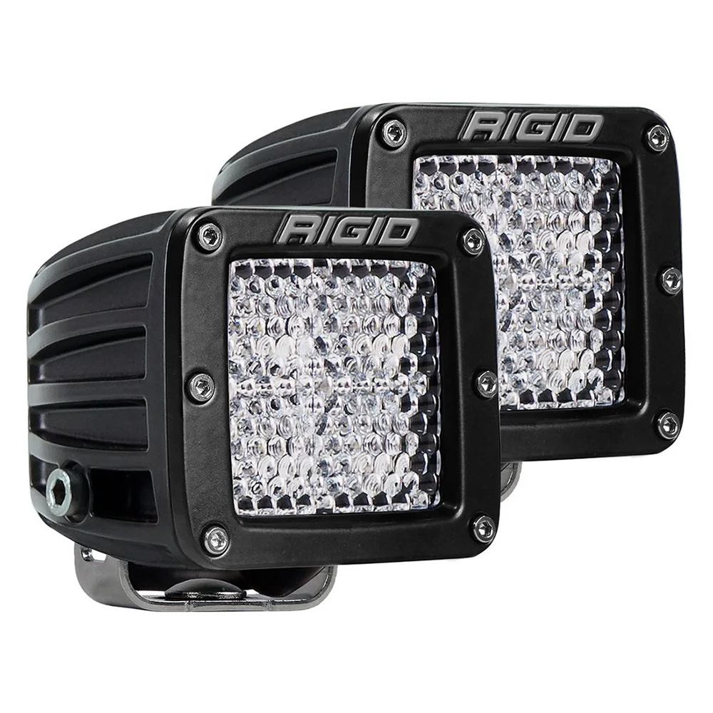 image for RIGID Industries D-Series PRO Flood Diffused Surface Mount Black Light – Pair