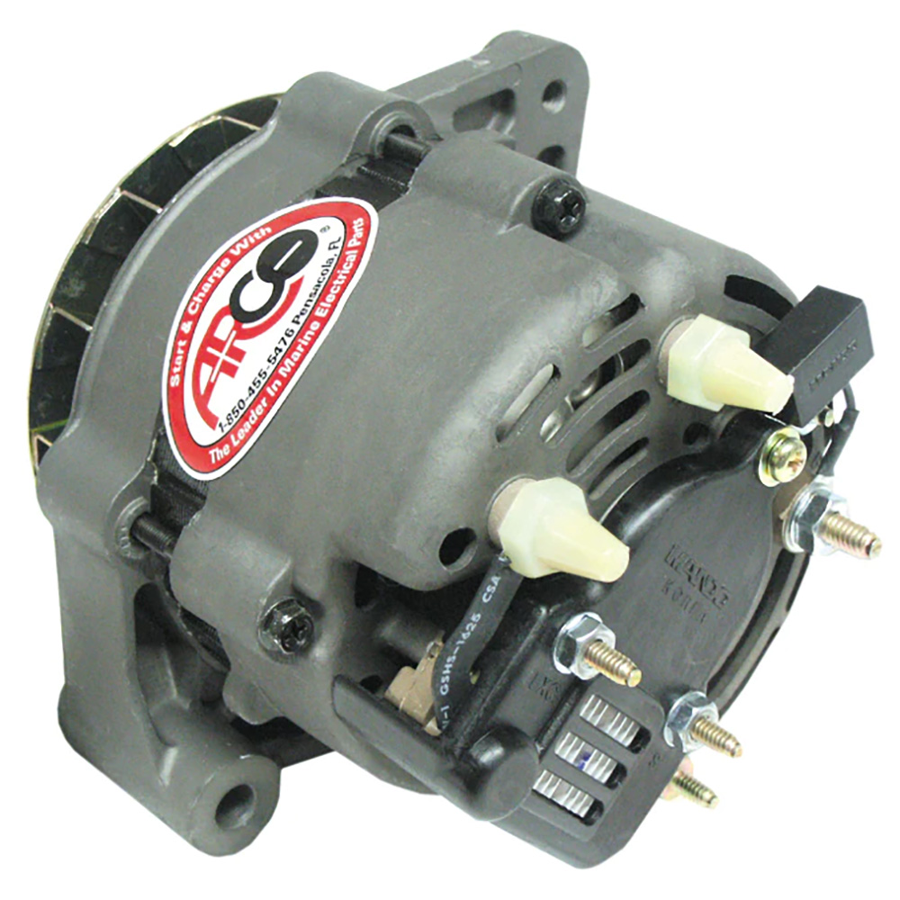 image for ARCO Marine Premium Replacement Inboard Alternator w/Single Groove Pulley – 12V 55A