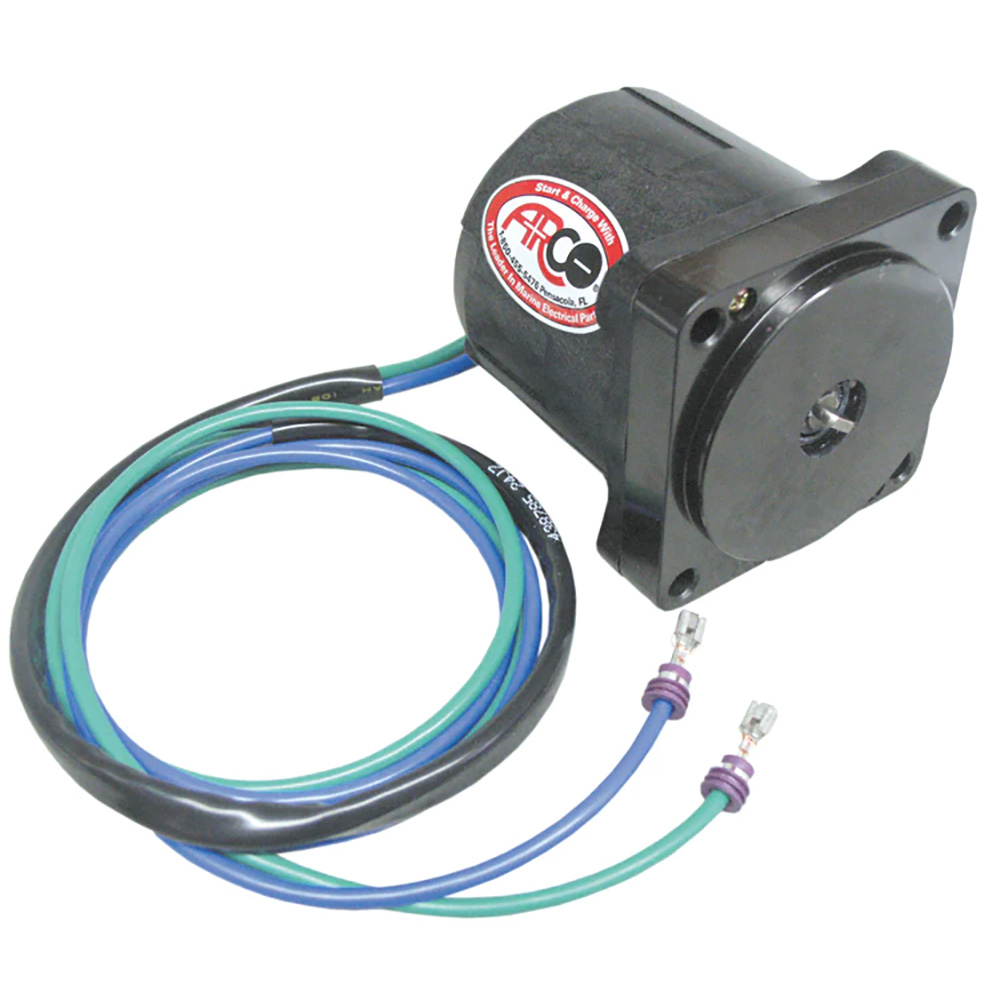image for ARCO Marine Replacement Outboard Tilt Trim Motor – Johnson/Evinrude, 2-Wire, 4 Bolt, EFI