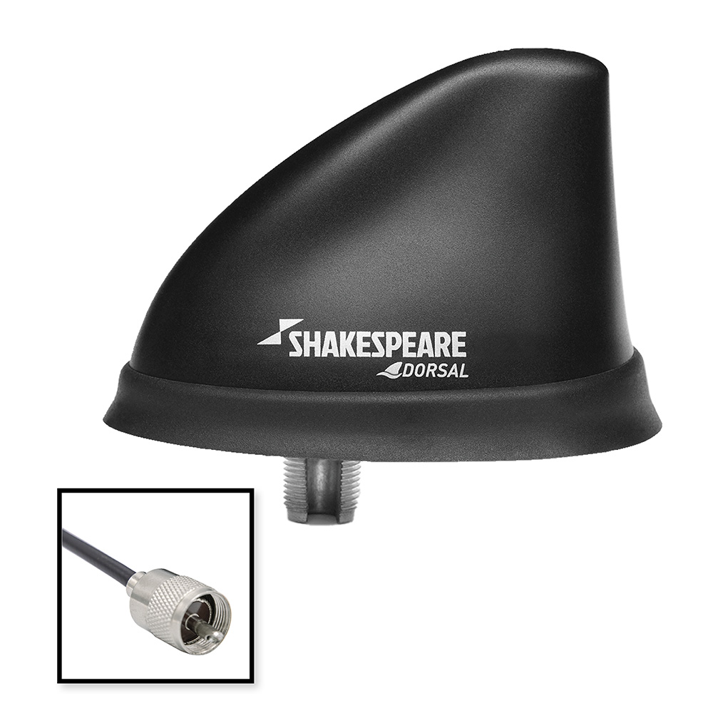 image for Shakespeare Dorsal Antenna Black Low Profile 26' RGB Cable w/PL-259