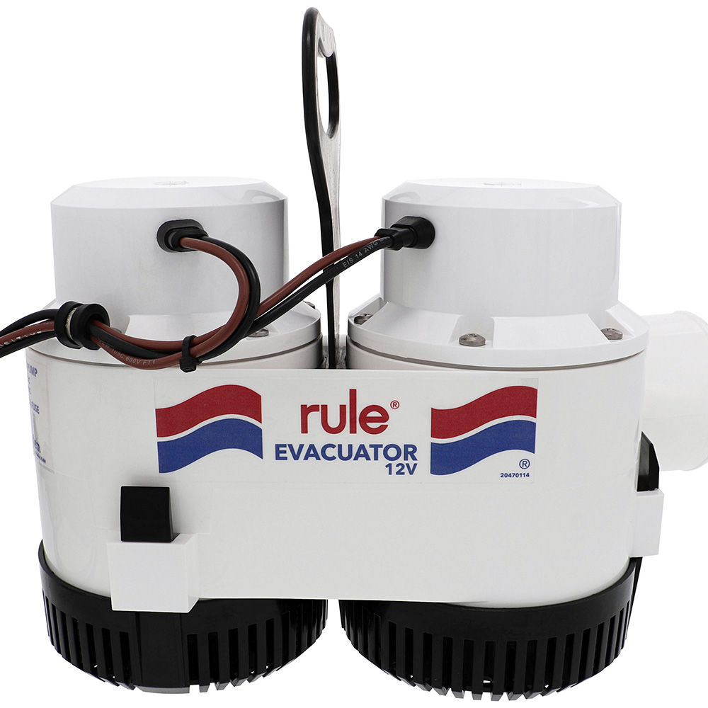 image for Rule 7700D GPH Evacuator Pump – 12V