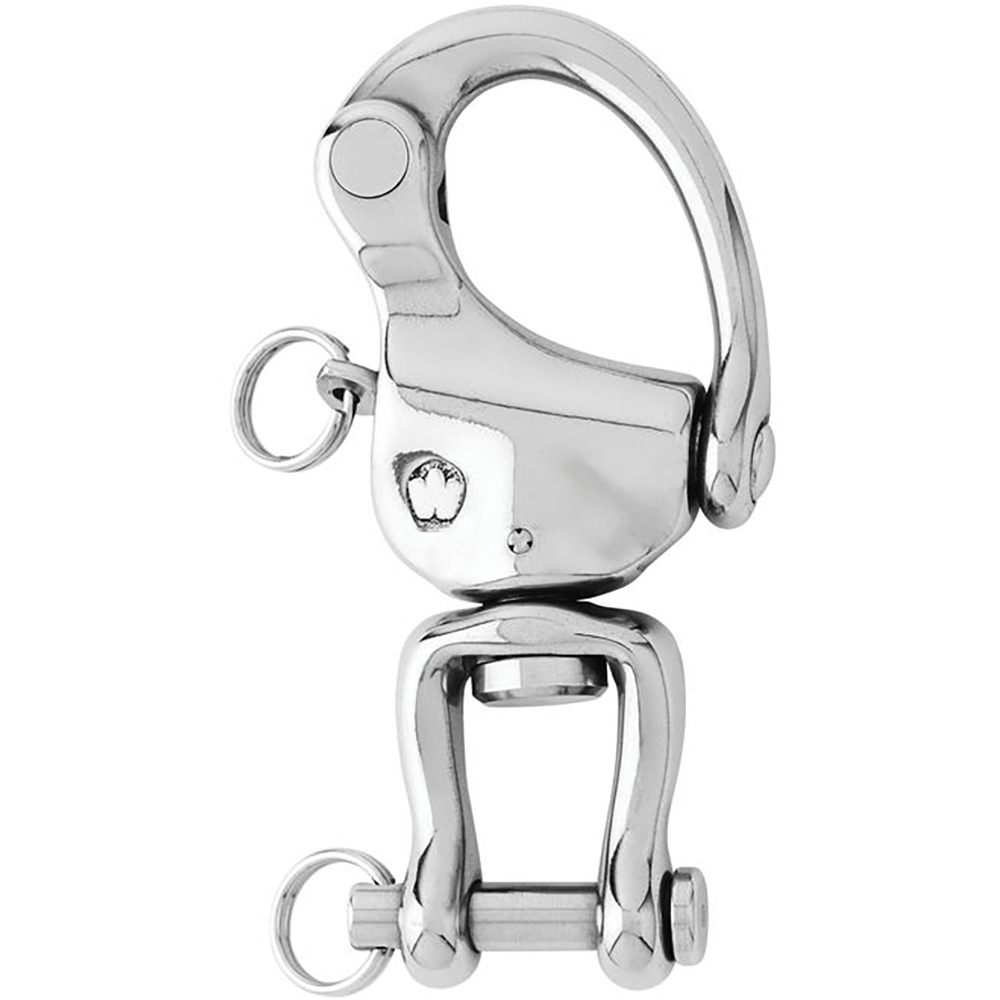 image for Wichard HR Snap Shackle With Clevis Pin Swivel – 120mm Length – 4-23/32″