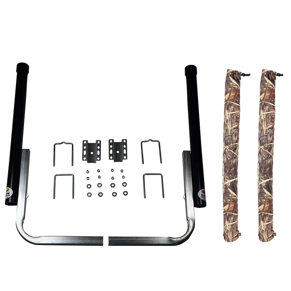 image for C.E. Smith Black 40″ Post Guide-On & FREE Camo Wet Lands Post Guide-On Pads